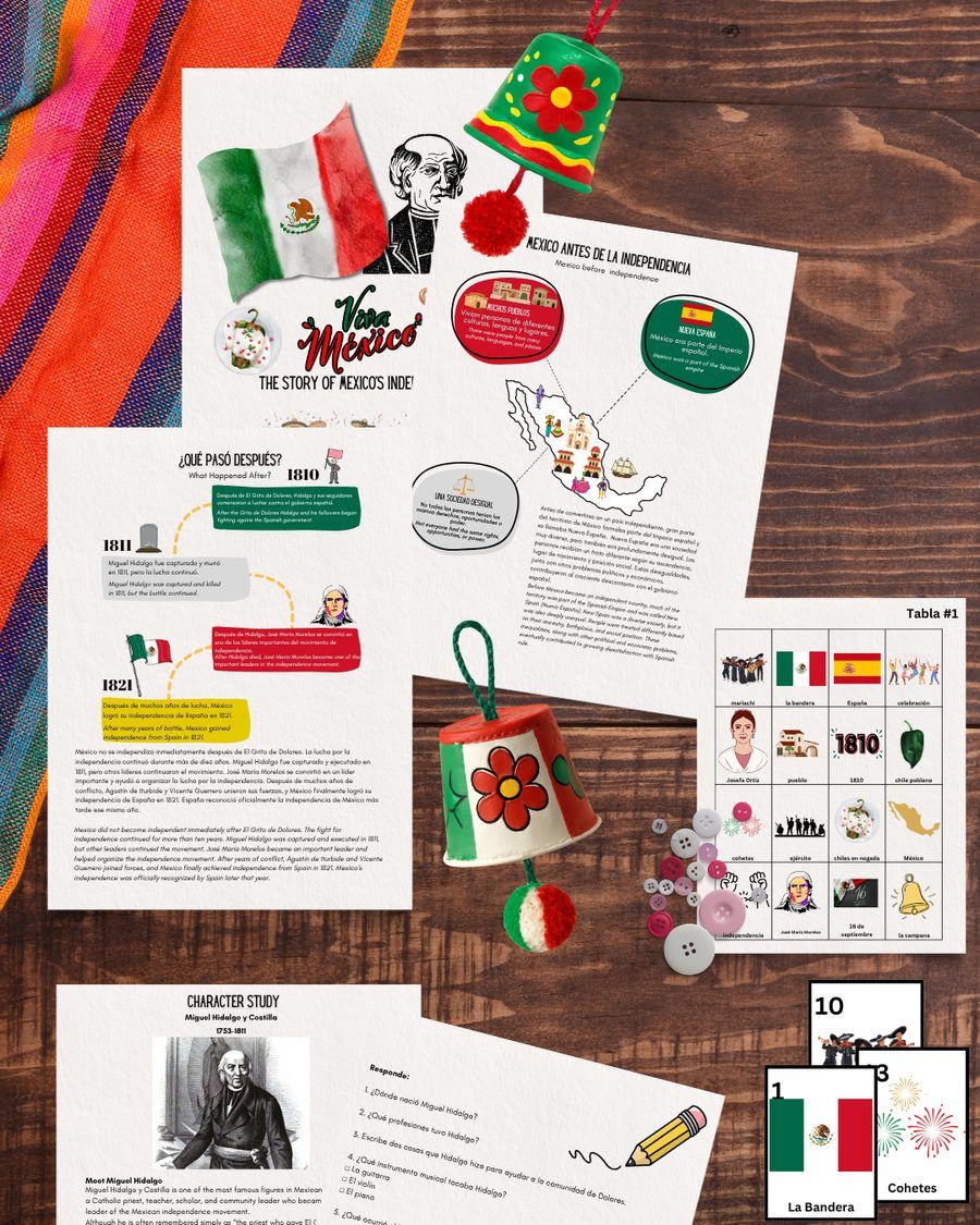 Mexico's Independence Day unit study product photo